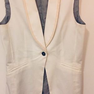 Rag and Bone Women’s White Vest Cotton